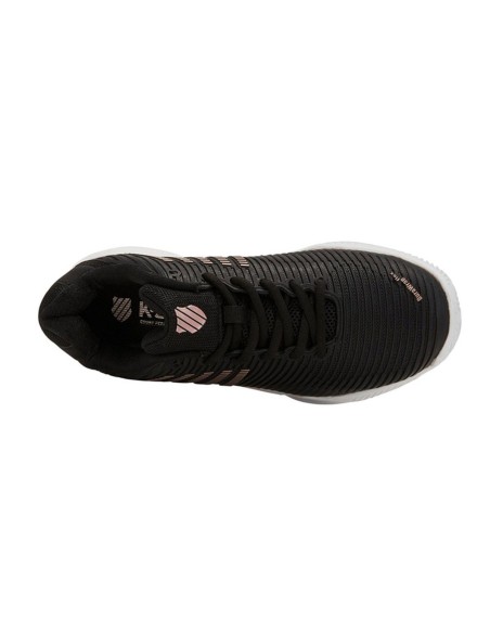 Kswiss Hypercourt Express 2 Hb Negro Rosa Mujer | Ofertas de pádel